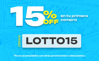 15% off en tu primera compra, CUPÓN: LOTTO15