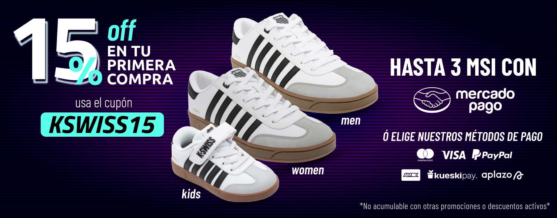 Hasta 3 meses sin intereses con Mercado Pago