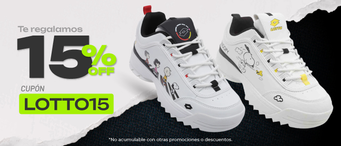 Te regalamos 15% Off, usando el cupón: LOTTO15