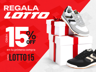 Regala Lotto. Obtén 15% OFF en tu primera compra...