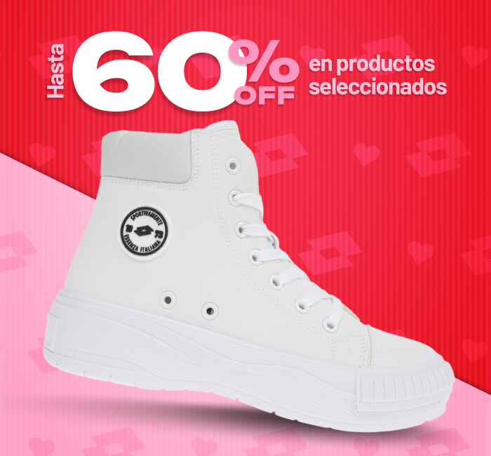 Hasta 60% Off en productos seleccionados.