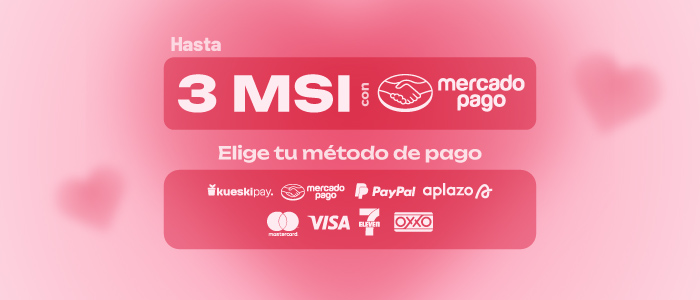 Hasta 3 MSI con Mercado Pago, Elige tu método de pago