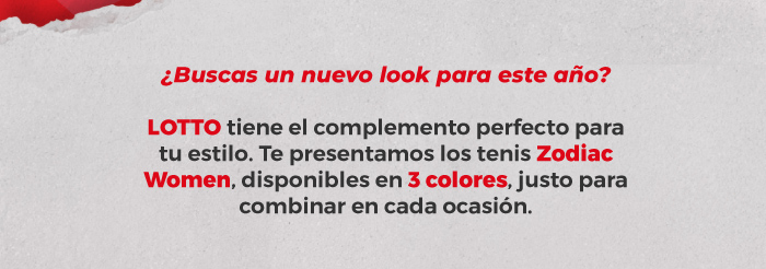 Te presentamos los tenis Zodiac Women, disponibles en 3 colores, justo para combinar en cada ocasión.