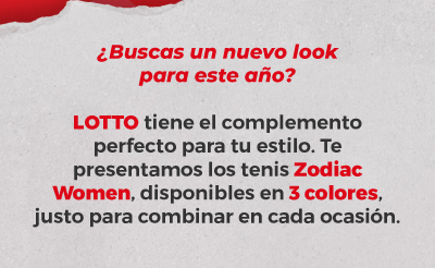 Te presentamos los tenis Zodiac Women, disponibles en 3 colores, justo para combinar en cada ocasión.