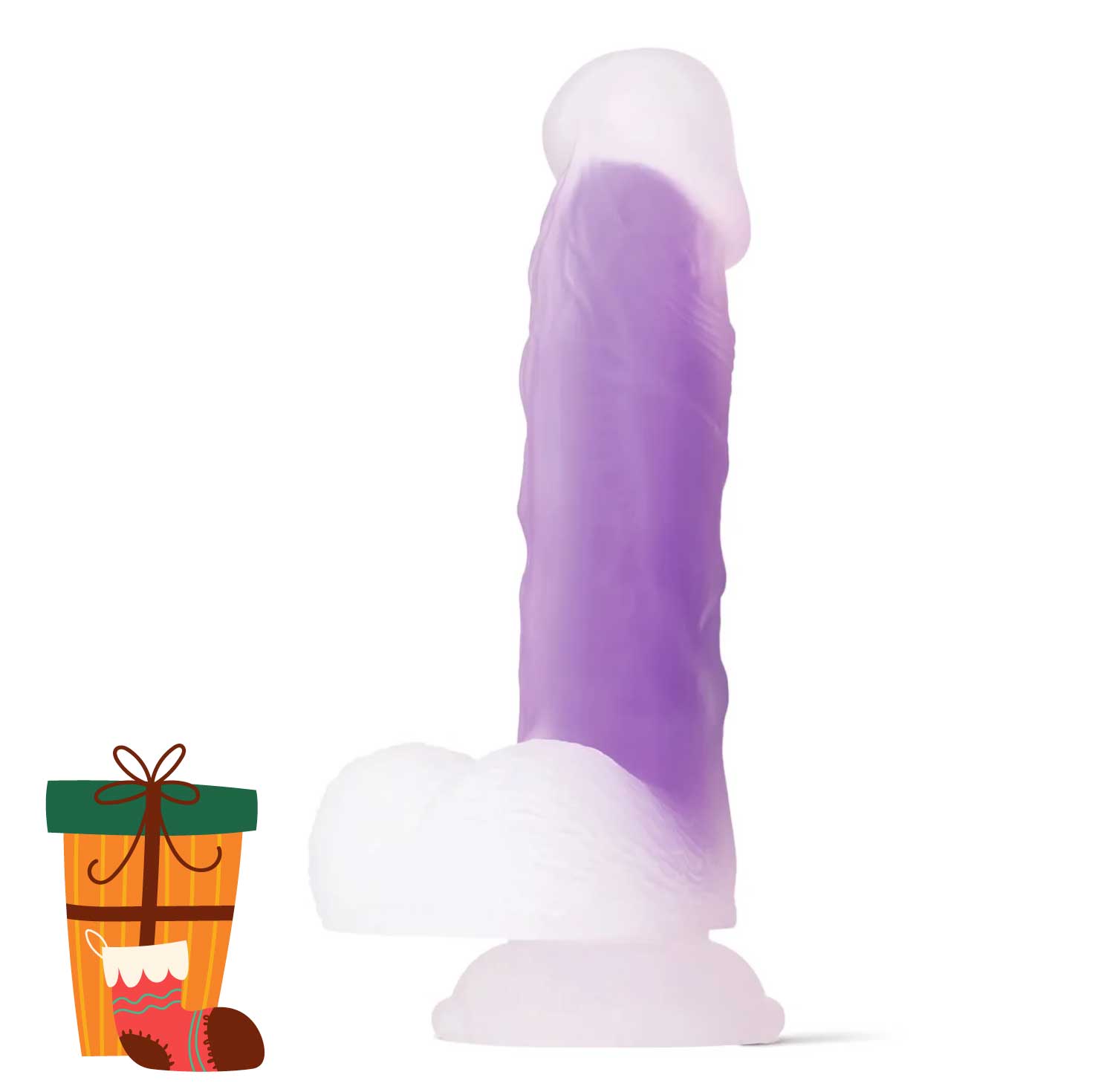 Consolador Realista Luminoso Dildo Gran Tamaño